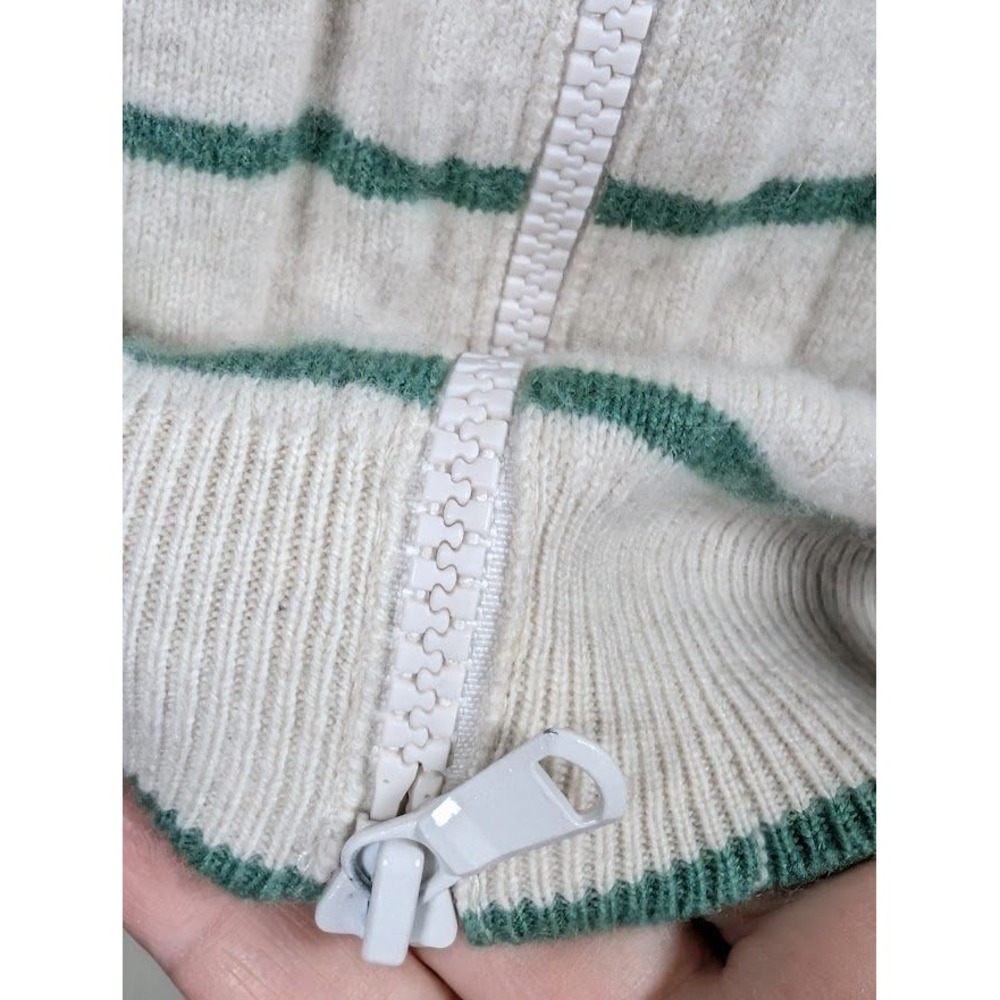 Brunello Cucinelli Zip Up Hoodie Sweater Womens Medium Cashmere Silk Wool Luxury - Picture 12 of 14